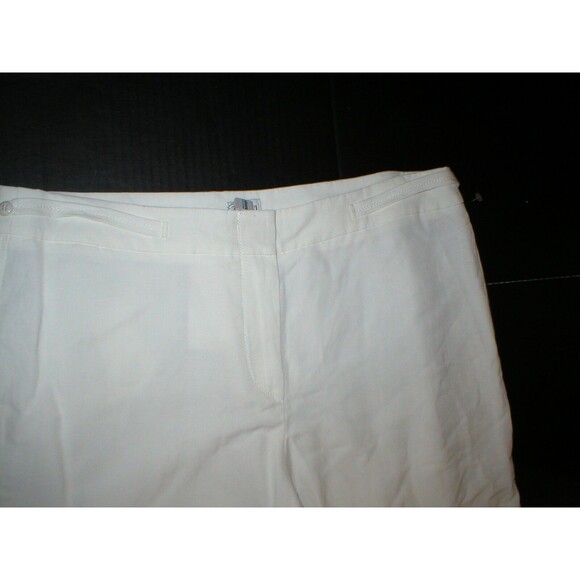New Womens 34 X 37 NWT Designer Armani Collezioni Pants 48 Italy White Tall Line - Picture 3 of 8